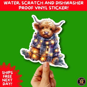 CHRISTMAS STICKER PACK | Festive Holiday Decor Vinyl Stickers Perfect for Journals Gifts Planners Stocking Stuffers Winter Aesthetic Fun