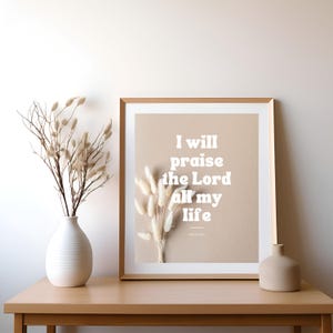 Bible Verse Floral Print: Trendy Christian Home Decor (Digital Download)