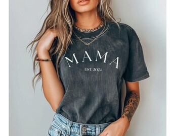 Mama Shirt Mothers Day Gifts For Mom Tee Trendy Mama Shirt Racer Mama Tshirt Momma Shirt Comfort Colors T-Shirt Retro Mama T Shirt