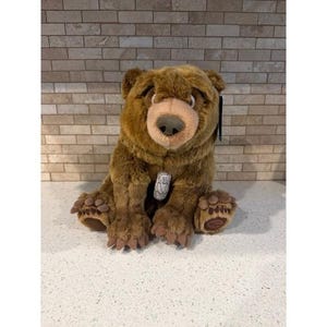 Peluche di Kenai, fratello orso, Disney Store, nuovo con etichette, da collezione.