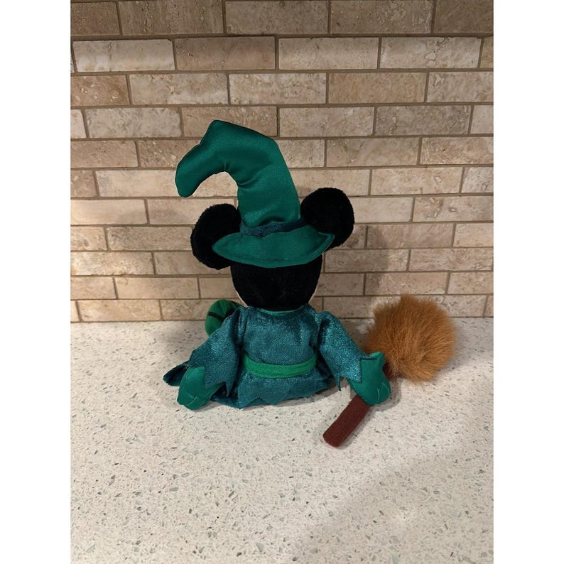 Walt Disney World 2001 Halloween Minnie Mouse Witch Bean Bag Plush b5 image 3