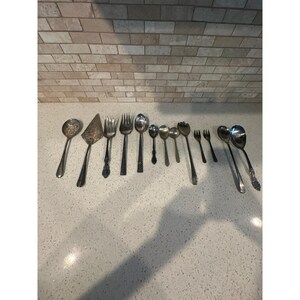 Silver Plate Flatware Silverware Bundle