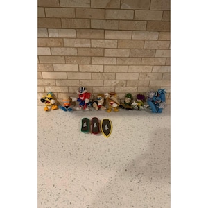Vintage tech deck figurines bundle. SF