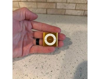 Reproductor MP3 Apple iPod Shuffle de 2.ª generación, color dorado, modelo A1204, probado y en funcionamiento.