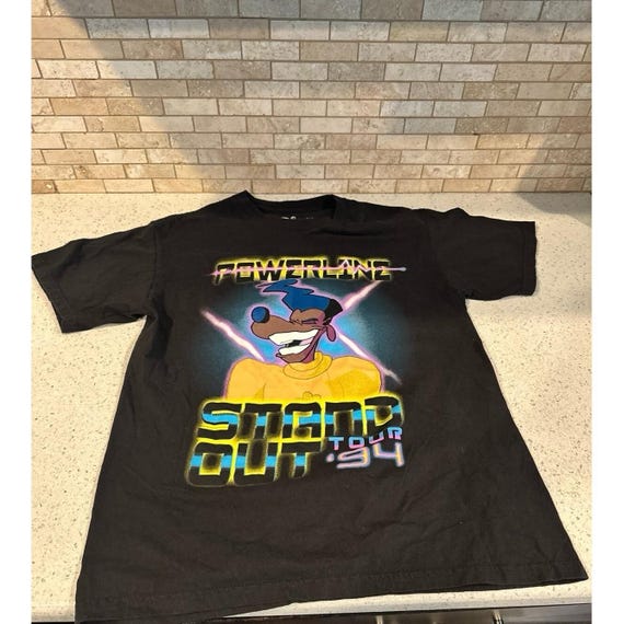 Disney Powerline Tour Shirt Stand Out 1994 Small Retro