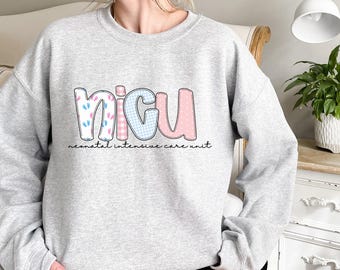 NICU Nurse Shirt , Comfort Colors nicu Nurse Gift, Cute nicu shirt, NICU Nurse appreciation, baby nurse shirt, Gildan Nicu Nurse sweater