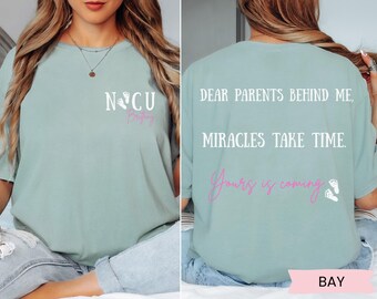 Custom NICU Nurse Shirt , Comfort Colors nicu Nurse Gift, Cute nicu shirt, NICU Nurse appreciation, baby nurse shirt
