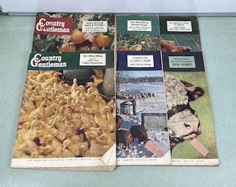 The Country Gentleman 1950s Magazine Lot Agricultural Farming Vintage Ephemera