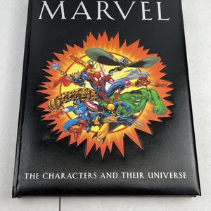 Marvel The Characters And Their Universe Leatherbound Hardcover Book Large 2017