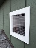 Chicken Coop Window with removable Glass