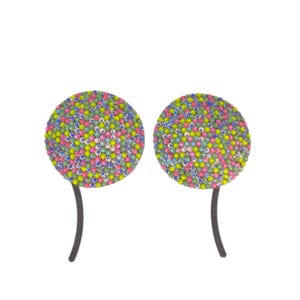 Neon Mix Glow In The Dark Kristall Pasties Extra Große Größe