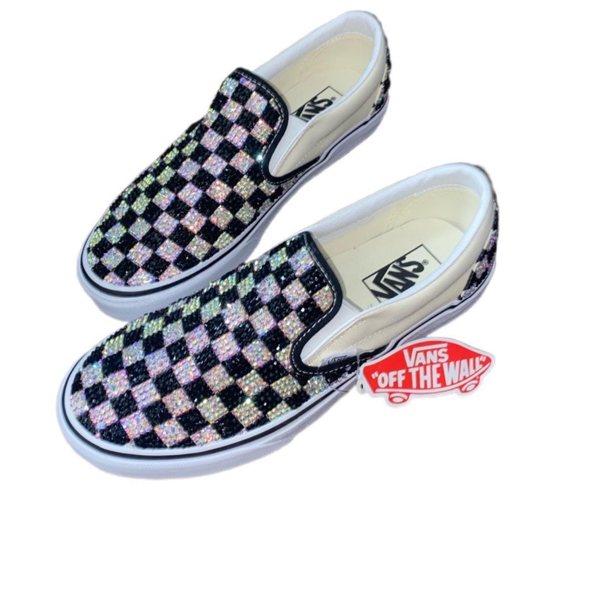Checkered Slip Ons