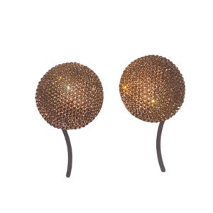 Champagne Gold Crystal Pasties Extra Large Size