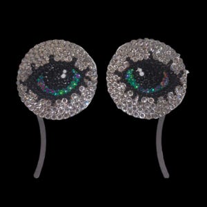 Evil Eye Crystal Pasties Extra Large Size