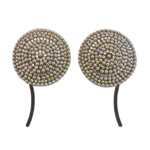 Circles Pearls & Crystals Mix Pasties Extra Large Size