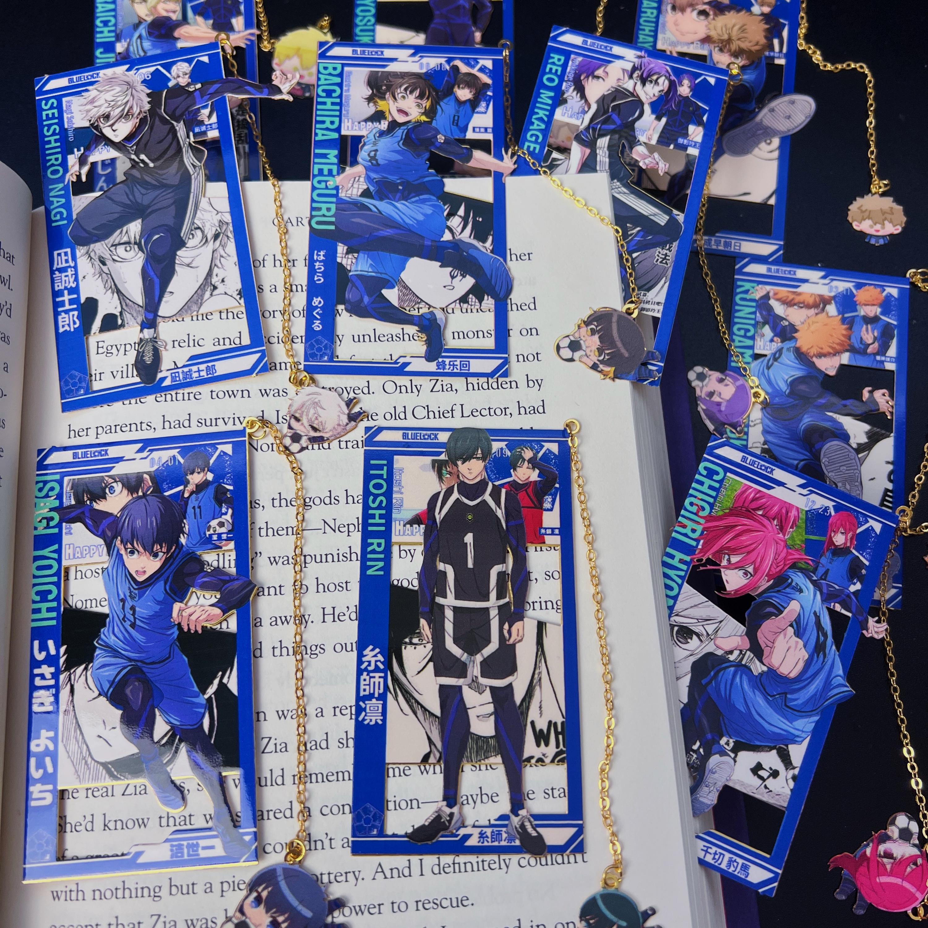Anime Bookmark Blue Lock - Etsy