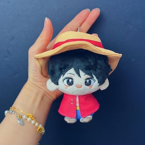 Anime plushie, Anime plush key charm for bags and keys, Chibi Anime plushies, Gift for anime lovers, Anime chili doll, birthday gift