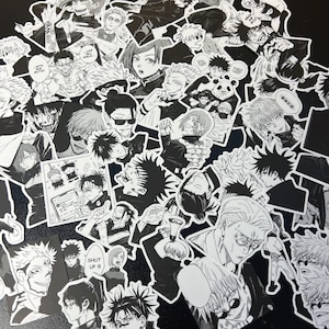 Adesivo de mangá SORCERY FIGHT, diversos adesivos de mangá de anime à prova d'água para garrafa de água, laptop, caderno, capa de telefone, impressões de mangá de anime