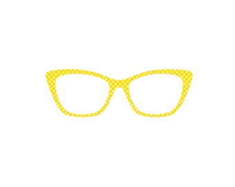 Magnetic Glasses topper Polka dots two tone dark multiple colors