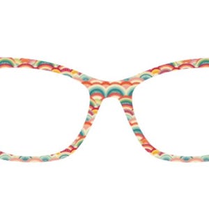 Magnetic Glasses topper RAINBOW COLOR 14