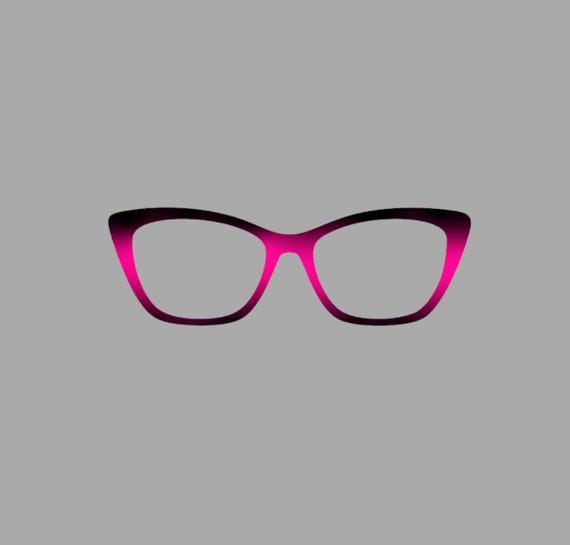 Stylish Black and Pink Glasses Black Thick Hipster Rectangle Tinted Sunglasses with Pink  main image 3
