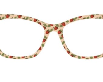 Magnetic Glasses topper RETRO STRAWBERRY 19