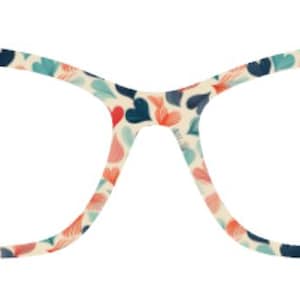 Magnetic Glasses topper HEARTS 14