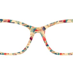Magnetic Glasses topper CUBISM PATTERN 14