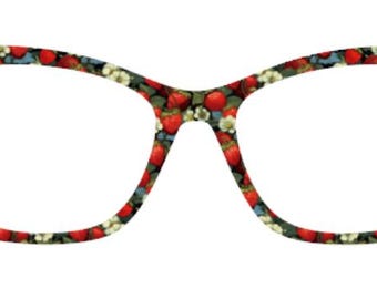 Magnetic Glasses topper RETRO STRAWBERRY 18