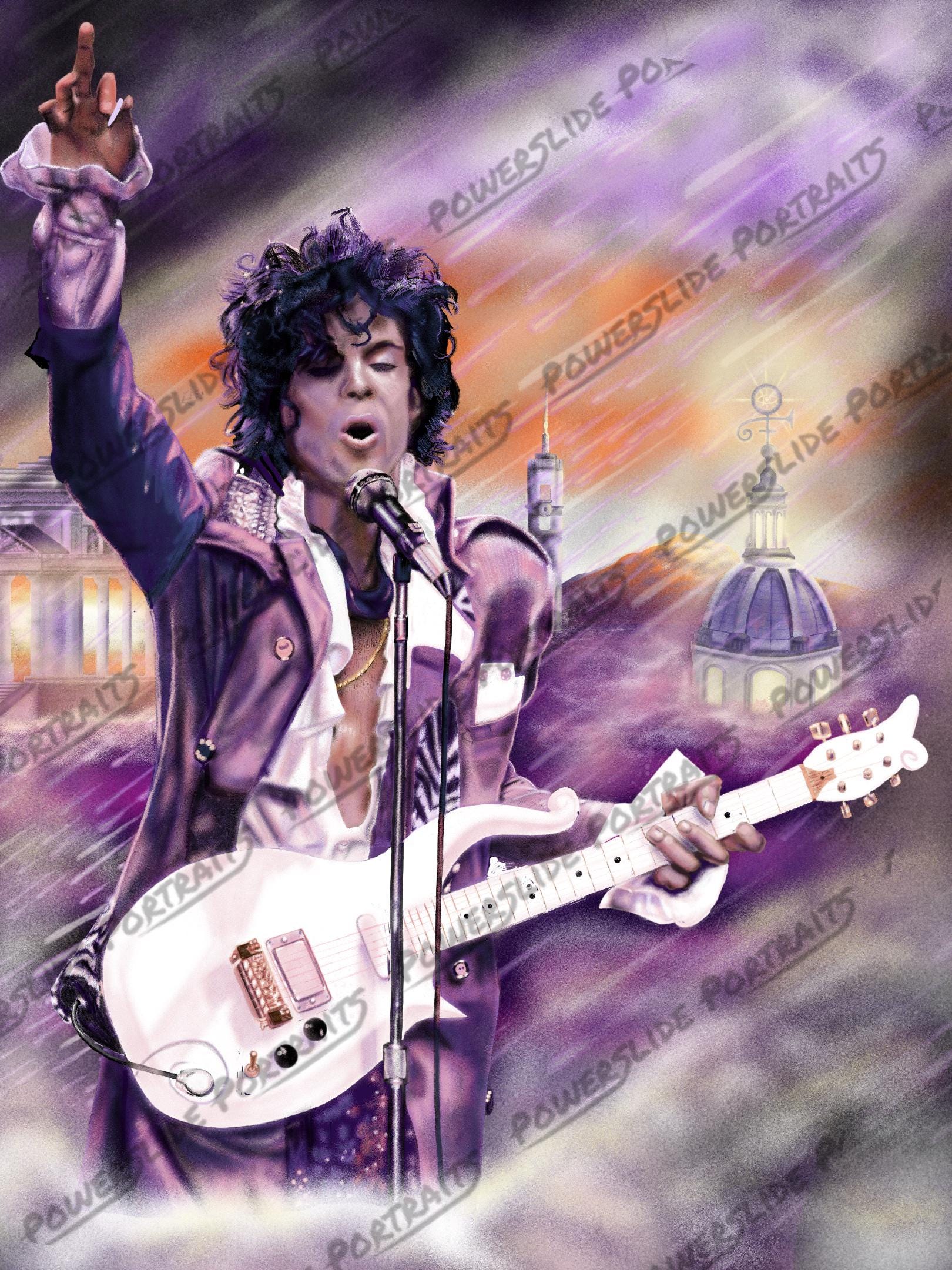 Prince in the Purple Rain, First Avenue in the Afterworld, Poster