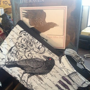 Edgar Allan Poe/Raven Wristlet Purse