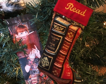 Books Stocking Ornament