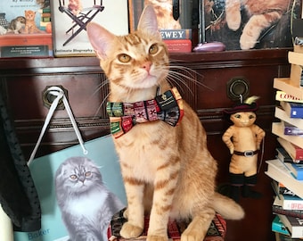 Books Pet Bow Tie