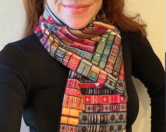 Books Scarf