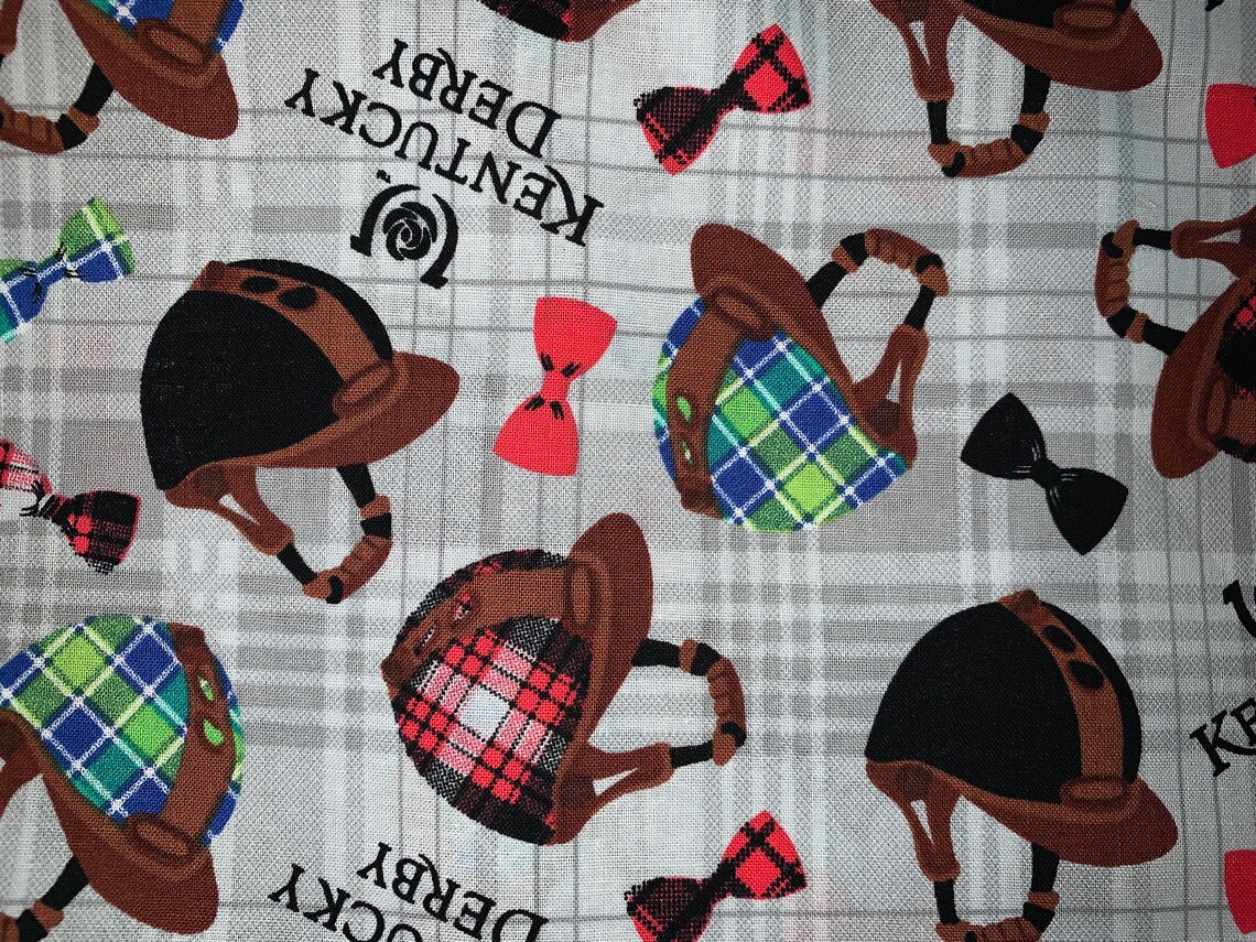 Kentucky Derby Face Mask 2 Choices Etsy