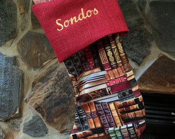 Books Stocking (Personalized)