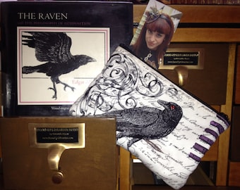 Edgar Allan Poe/Raven Cosmetic Bag