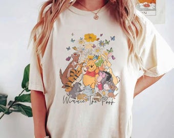 Winnie The Pooh And Friends Shirt, Disney Pooh Comfort Colors Shirt, Disneyland Shirt, Pooh Bear Shirt, Disney Shirt, Disney Trip Shirt