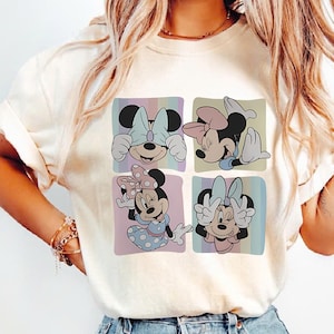 Retro Minnie Mouse Comfort Colors Shirts, Disney Magic Kingdom Shirt, Minnie Mouse Trip Shirt, Family Vacation Shirt, Vintage Disney Shirt