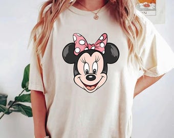 Disney Classic Minnie Mouse Pose Shirt, Minnie Comfort Colors Shirt, Disneyland Holiday Vacation Shirt, Disney Retro Shirt, Minnie Shirt