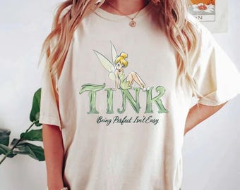 Retro Disney Tinker Bell Comfort Colors Shirt, Tinkerbell 1953 Neverland Shirt, Peter Pan Shirt, Fairy Magical Shirt, Disney Family Trip Tee