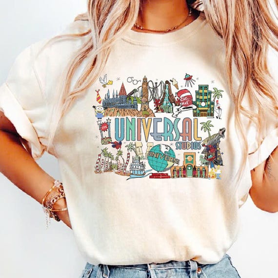 Vintage Epic Universe Est 2025 Shirt, Universal Studios Comfor Colors Shirt, Retro Walt Disney Wolrd Tee, Orlando Park Epic Universe Shirts