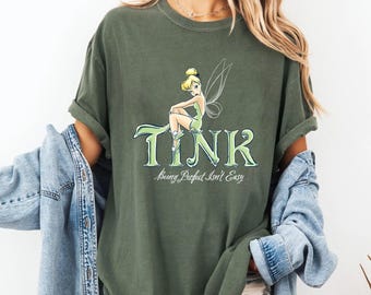 Retro Disney Tinker Bell Comfort Colors Shirt, Tinkerbell 1953 Neverland Shirt, Peter Pan Shirt, Fairy Magical Shirt, Disney Family Trip Tee
