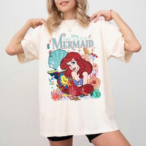 Comfort Colors The Little Mermaid Shirt, Disney T-shirt, Women's Little Mermaid Ariel Shirt, Ariel Mermaid Shirt, Disney Ariel Shirt bild 1