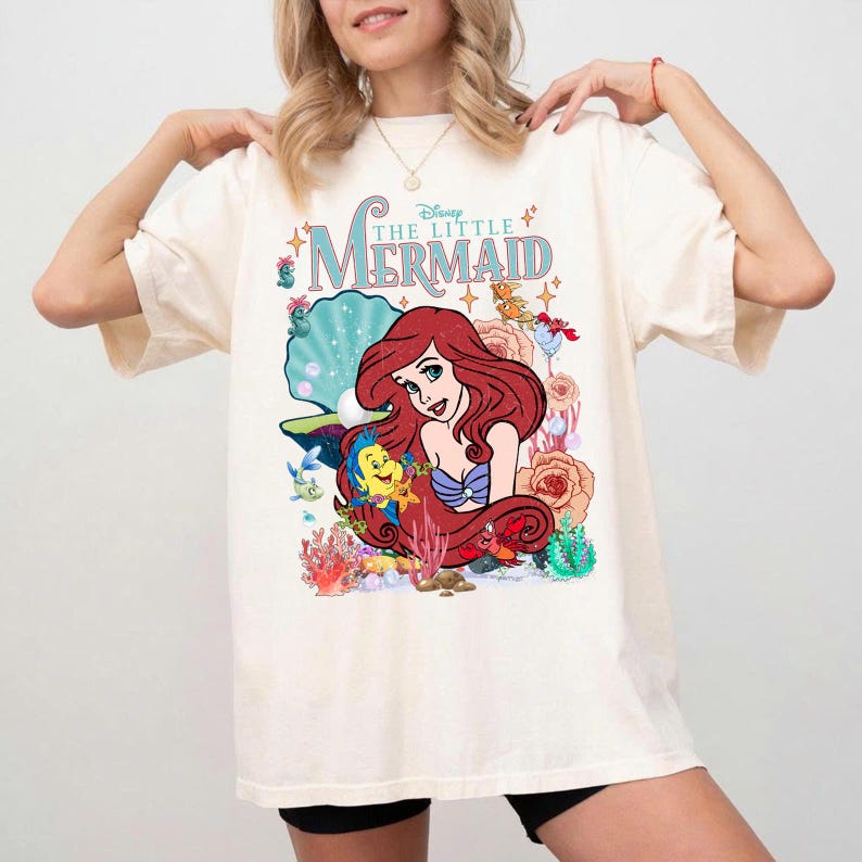 Comfort Colors The Little Mermaid Shirt, Disney T-shirt, Women's Little Mermaid Ariel Shirt, Ariel Mermaid Shirt, Disney Ariel Shirt bild 1