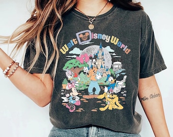 Walt Disneyworld Comfort Colors  Shirt, Mickey And Friends Shirt, Disney World Shirt, Vintage Disneywolrd Shirt, Disneyland T Shirt