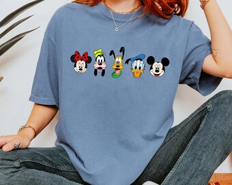 Comfort Colors Mickey and Friends Shirt, Mickey Mouse Shirt, Disney World Shirt, Mickey and Friends Disney Shirts, Family Matching