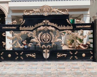 Wrought Iron Gates - Design collection 2025 Catalogue - PDF file - Cast Iron Ornamental Gates - Driveway Gate 60 + Printable Images of Gates