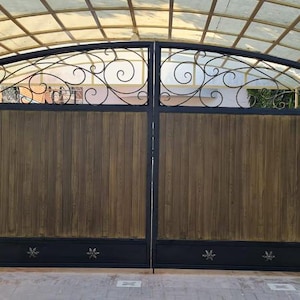 Wrought Iron Gate - Bespoke Gate - Driveway - Estate Gate - Metal Gate - Door - Porch Gate - Heavy Gate - Farmhouse Gate - Swing Gate