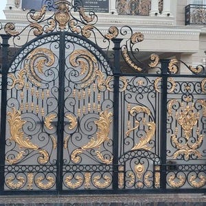 Heavy Duty Wrought Iron Gate - Estate / Driveway Gate Bespoke - Cast Iron - ( Quotation and Consultation Only with Complete Home Delivery )